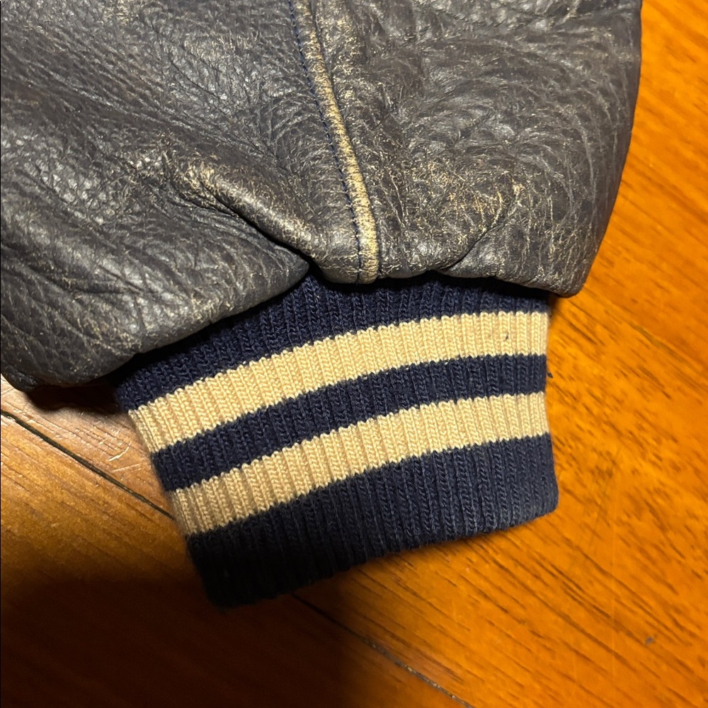 Blue and Gray house of blues Varsity Jacket - Picture 6 of 8